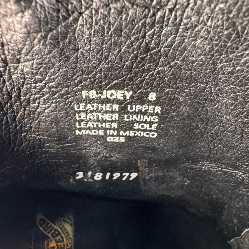 Freebird Joey Black Snakeskin Ankle Boots - Picture 7 of 8